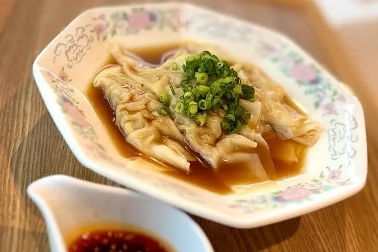皿ワンタン